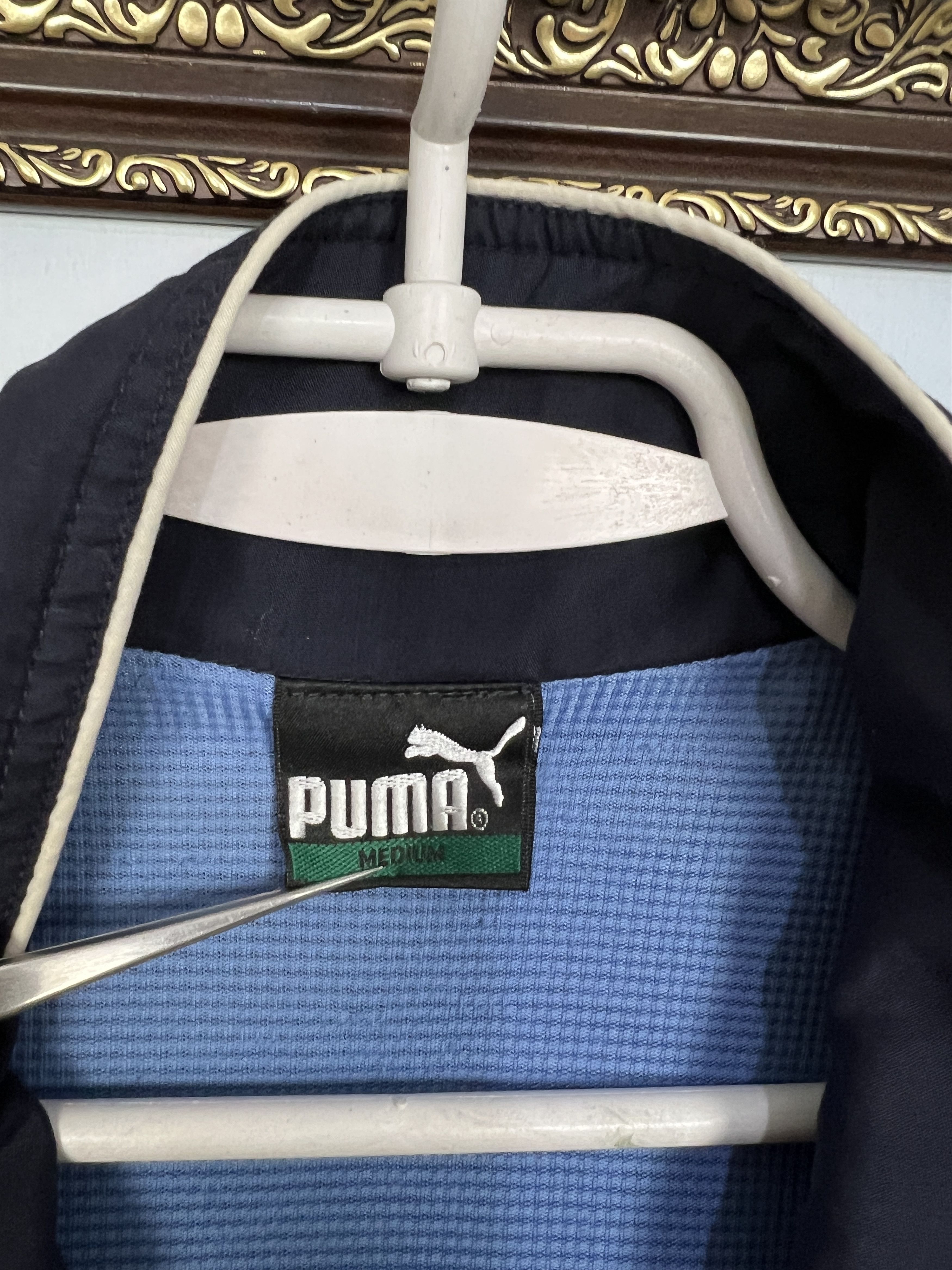 Puma Vintage Puma Leeds United Football Jacket Soccer Track Top Size US M / EU 48-50 / 2 - 7 Thumbnail