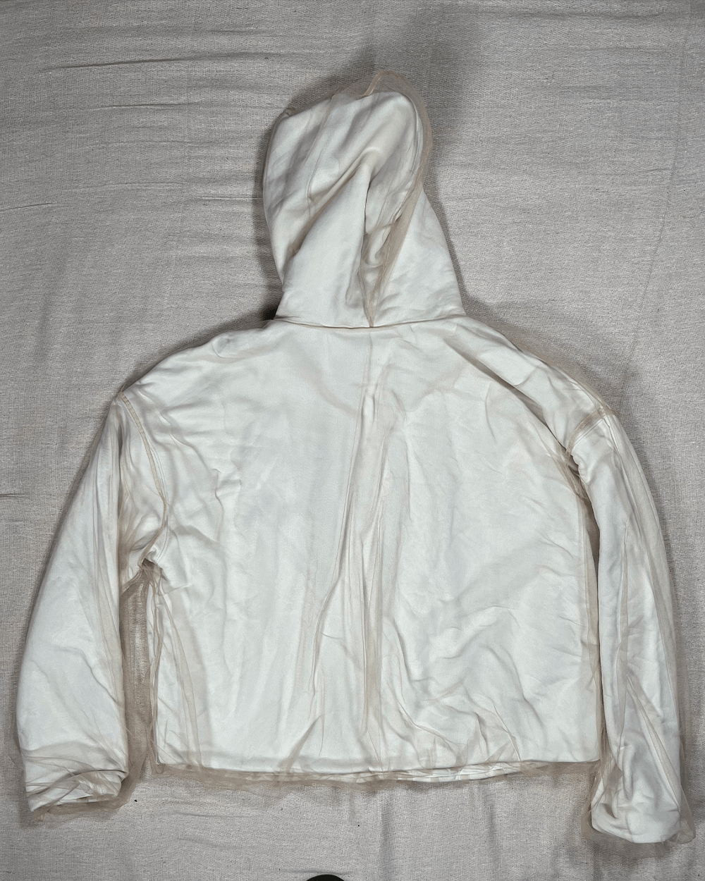 Other AMI Alexandre Mattiussi 2 Layer Cotton /Tulle Hoodie Size US L / EU 52-54 / 3 - 12 Thumbnail