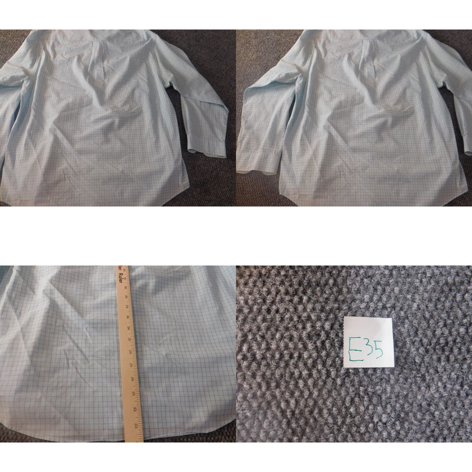 Vintage Allen Solly Shirt Mens Button-Down XL Blue Striped Knit Cotton Silk Regular Pocketed Beach Modern Casual Holiday Shirt Size US XL / EU 56 / 4 - 9 Thumbnail
