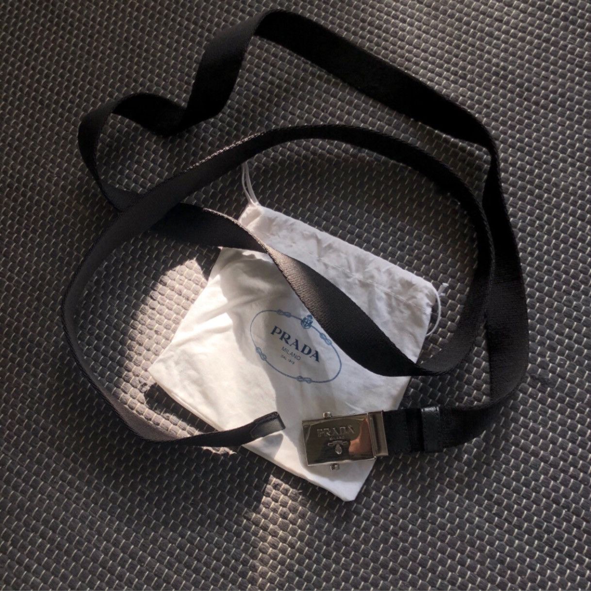 Prada Prada runway nylon double belt 190cm Size 34 - 3 Thumbnail