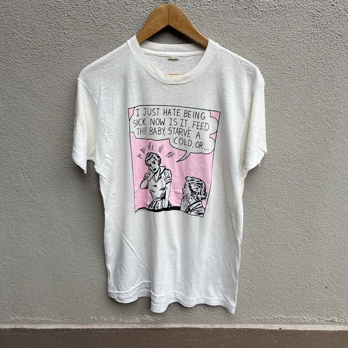 Vintage Vintage 80s ROY LICHTENSTEIN flying fish pop art tee Size US M / EU 48-50 / 2 - 1 Thumbnail