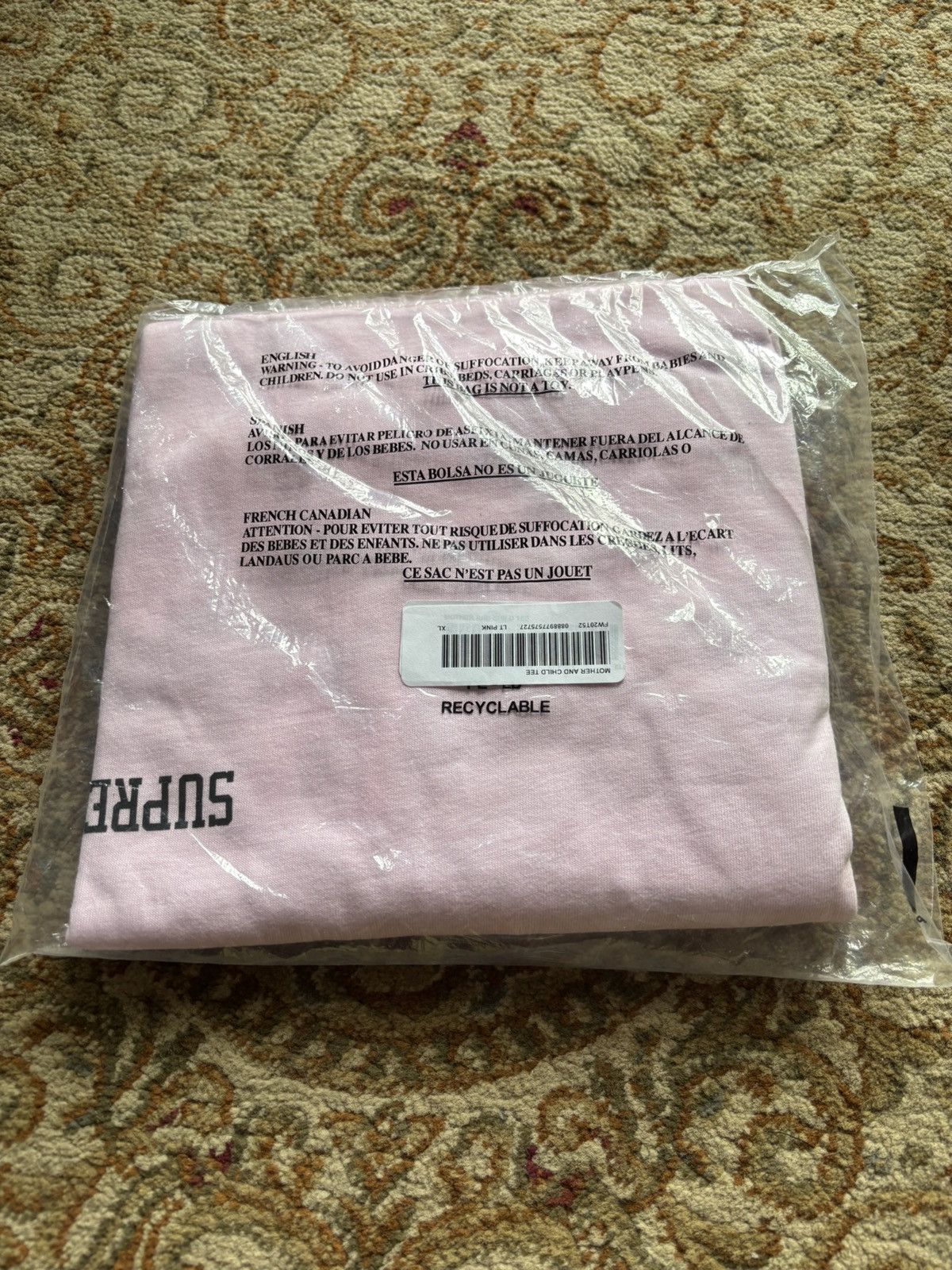 Supreme Supreme Joel-Peter Witkin Mother and Child Tee Pink XL Size US XL / EU 56 / 4 - 3 Thumbnail
