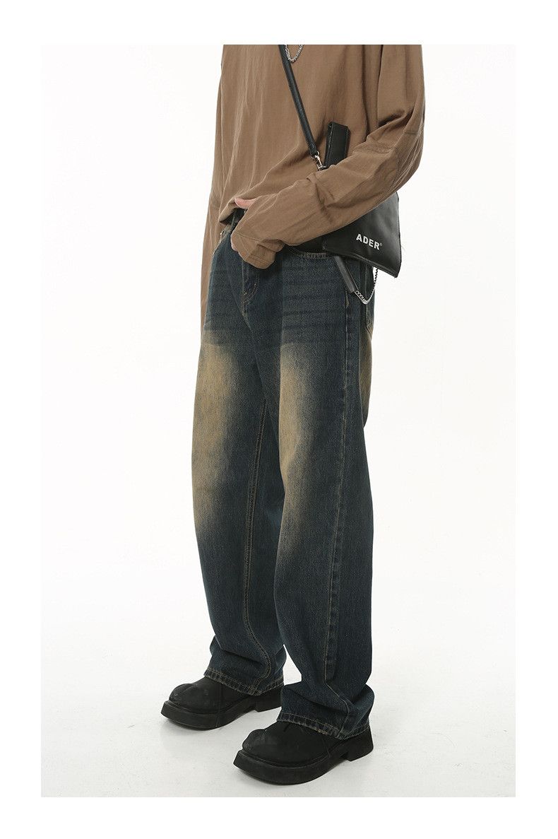 Japanese Brand Loose wide-leg vintage distressed American jeans Size US 32 / EU 48 - 3 Thumbnail
