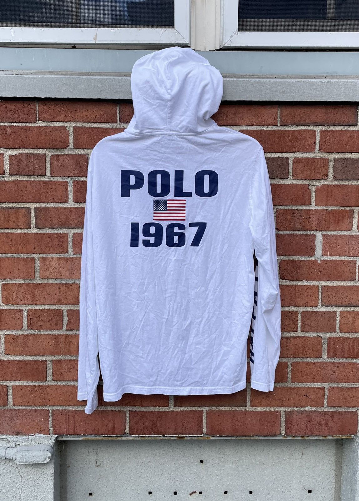 Polo Ralph Lauren Polo Ralph Lauren Men's Big Pony Graphic Logo Jersey Hooded Size US L / EU 52-54 / 3 - 5 Thumbnail