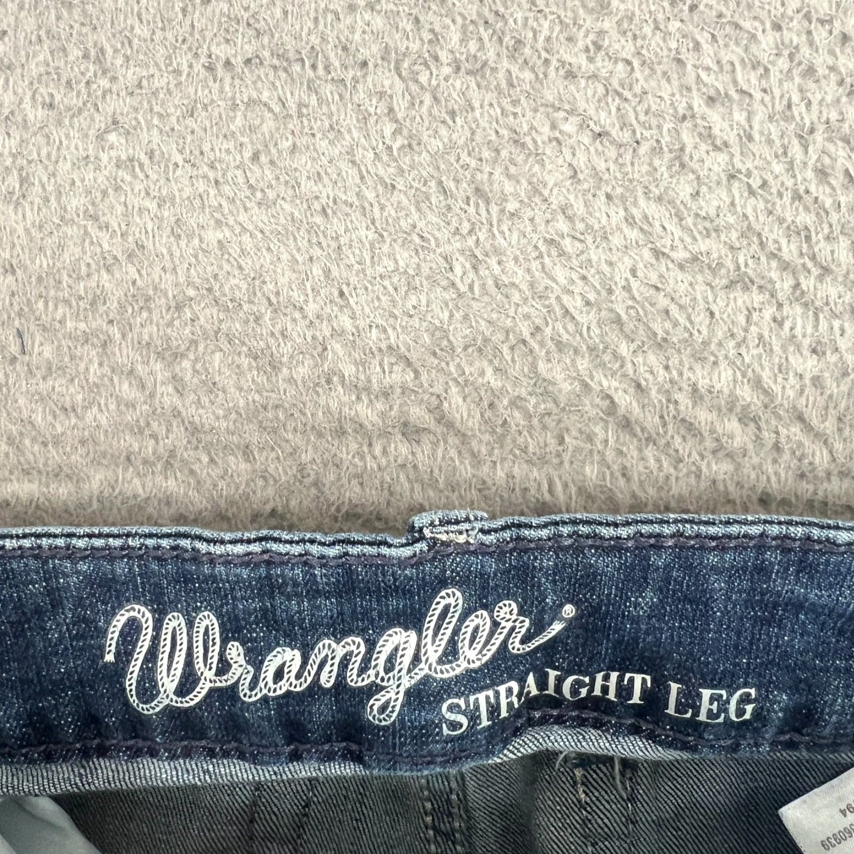 Wrangler Wrangler Jeans Women's Size 7 Straight Leg Blue Whisker Stretch Denim Size 28" / US 6 / IT 42 - 6 Thumbnail