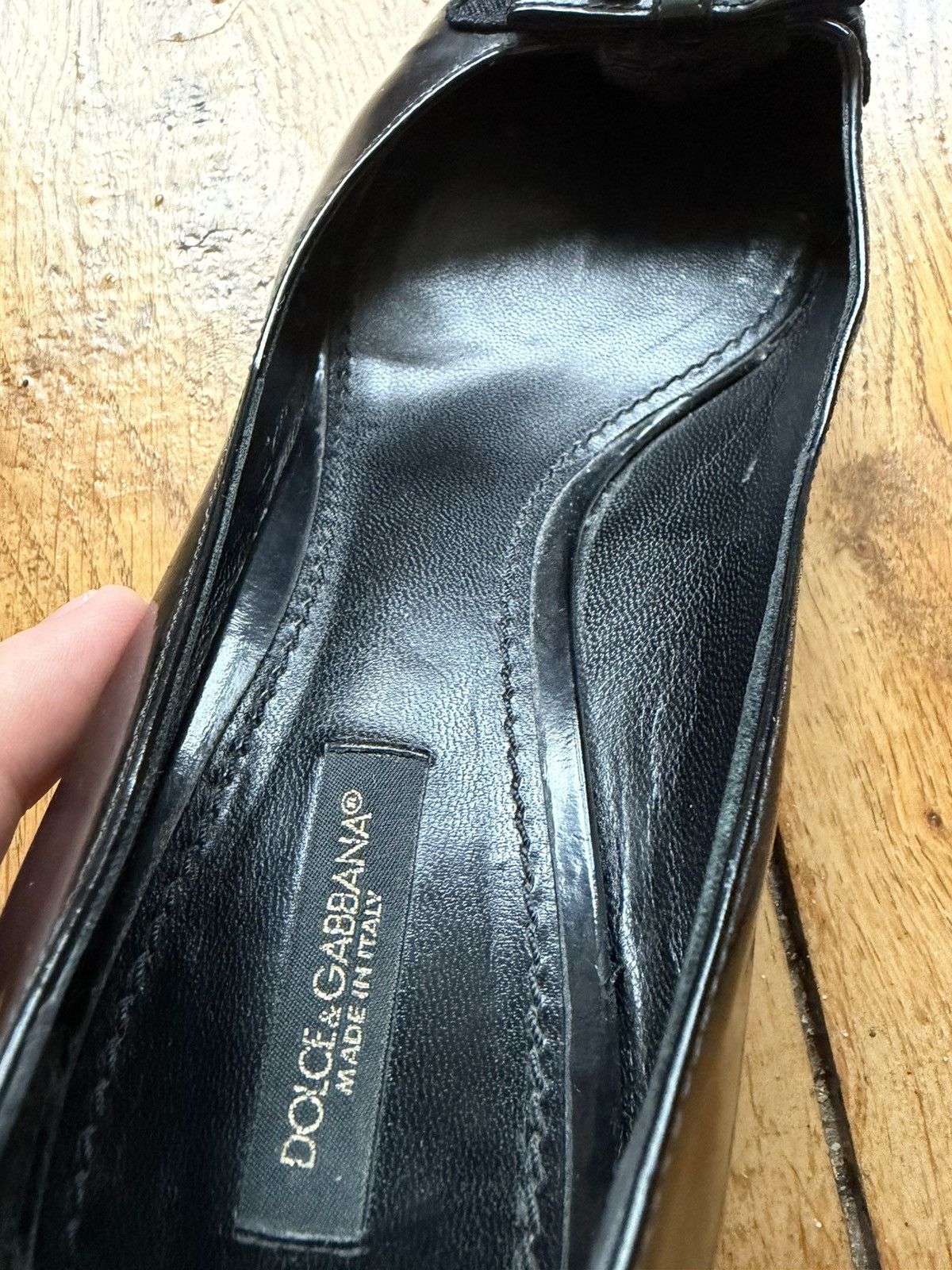 Dolce & Gabbana Dolce & Gabbana Black Lace Pumps Heels Charm EU 37.5 Size US 7.5 / IT 37.5 - 17 Thumbnail