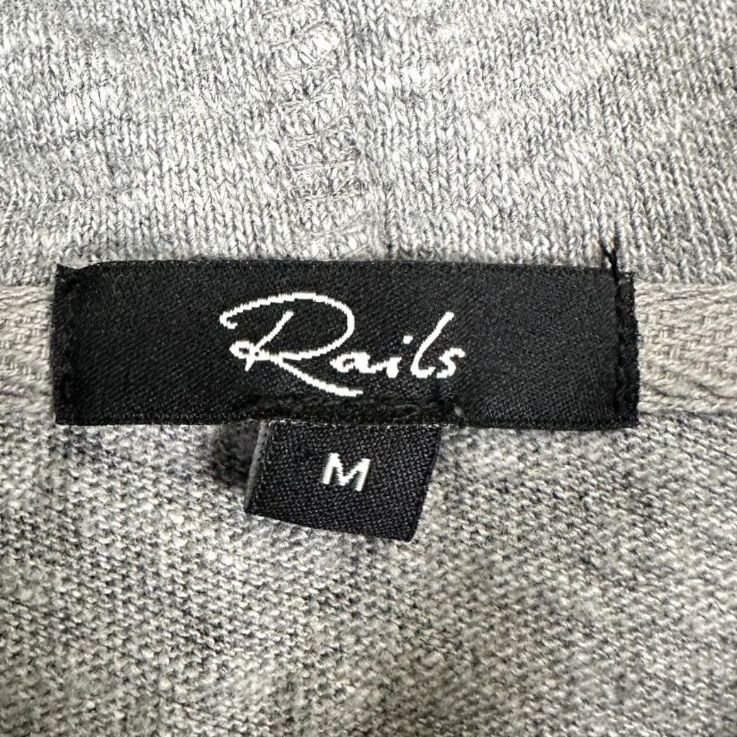 Rails Rails Hoodie Sweatshirt Mens Medium Gray Pullover Long Sleeve Pocket Drawstring Size US M / EU 48-50 / 2 - 4 Thumbnail