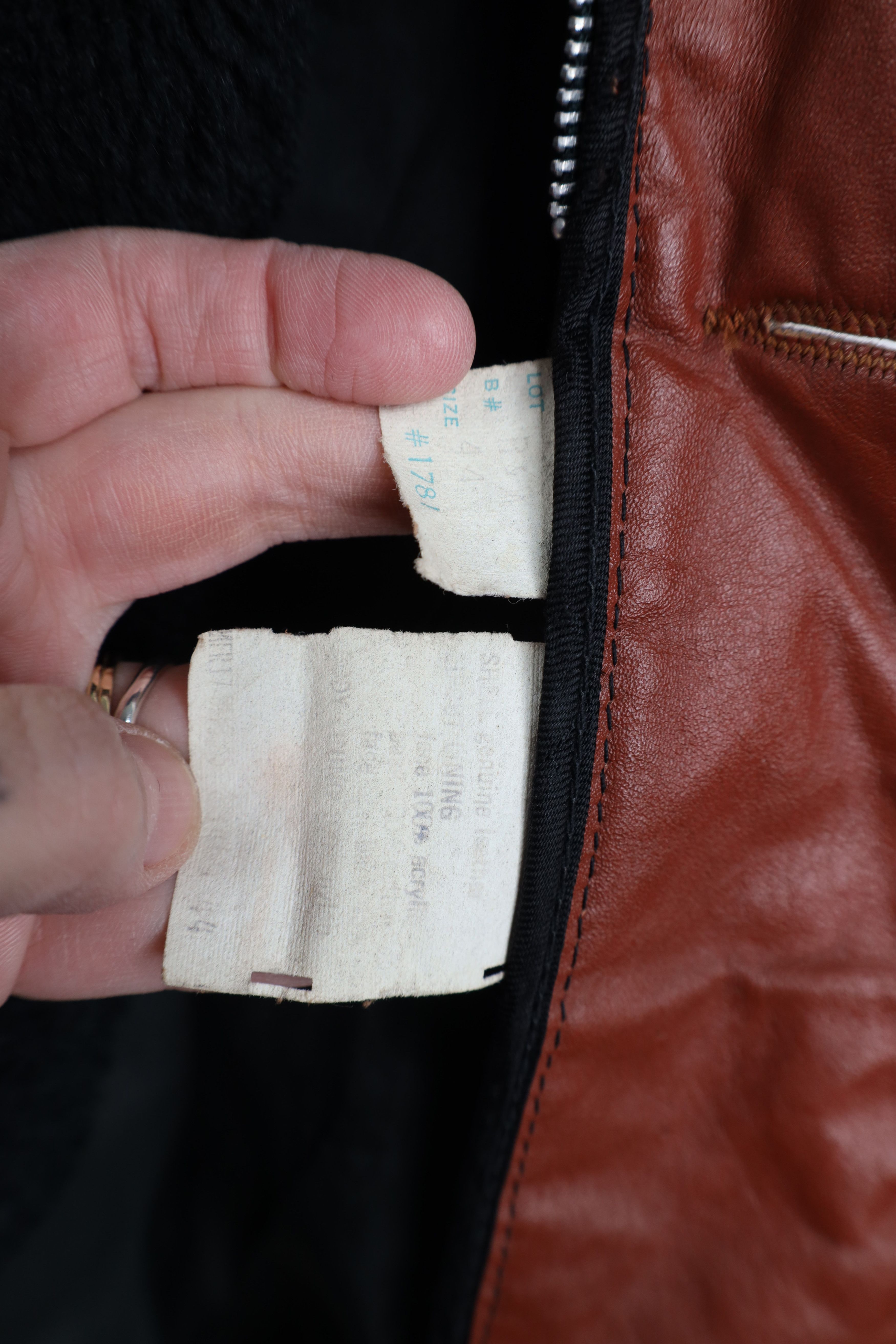 Vintage Vintage 70s Streetwear Fleece Lined Leather Western Jacket Size US XXL / EU 58 / 5 - 13 Thumbnail