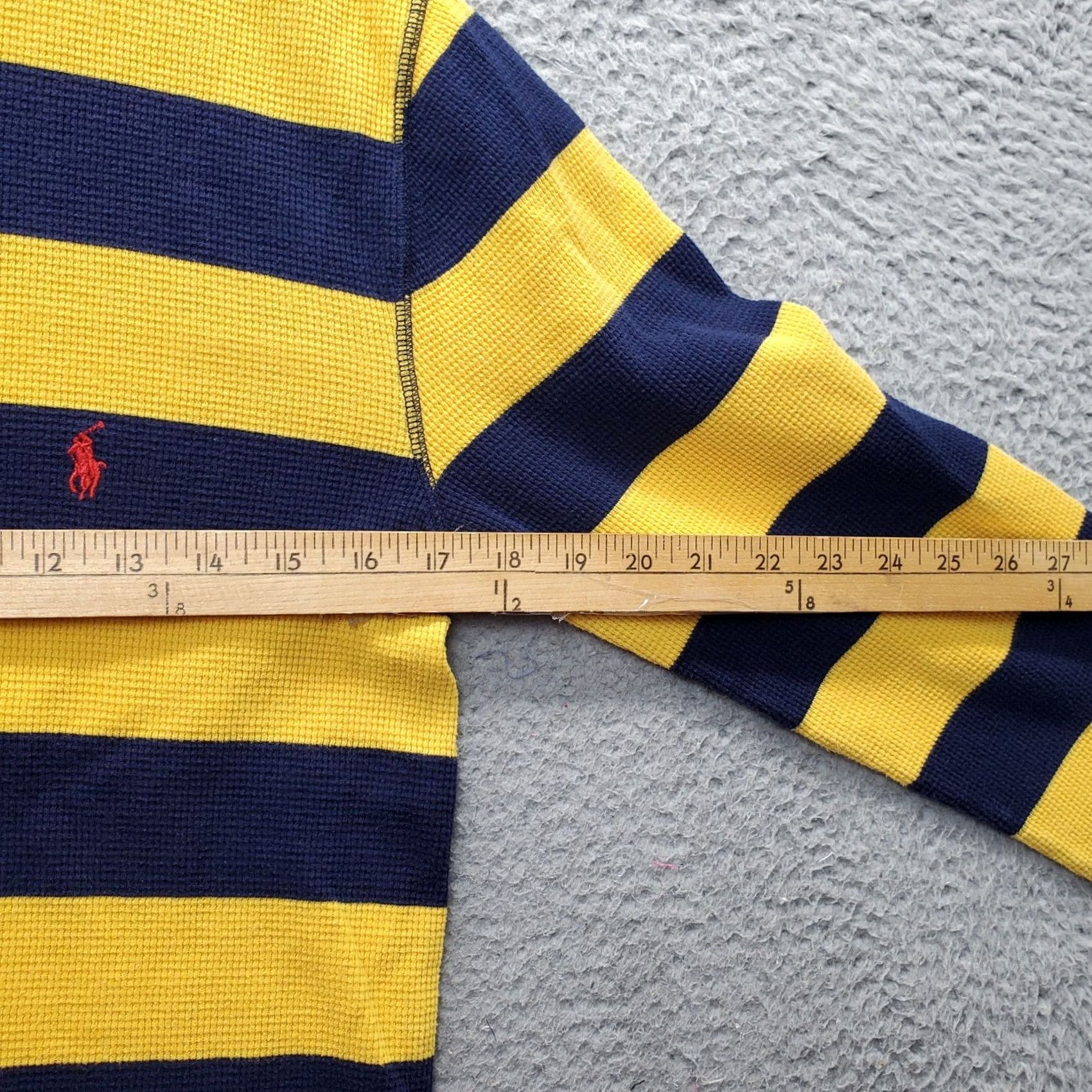 Polo Ralph Lauren Polo Ralph Lauren Sleepwear Shirt: Mens M Multicolor Striped Crew Neck Long Sleeve Shirt Size US M / EU 48-50 / 2 - 4 Thumbnail