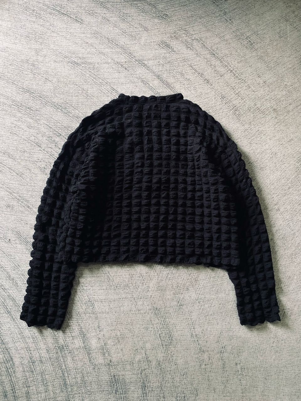 Designer × Japanese Brand Dazy Waffle Textured Crop Top Size S / US 4 / IT 40 - 4 Thumbnail