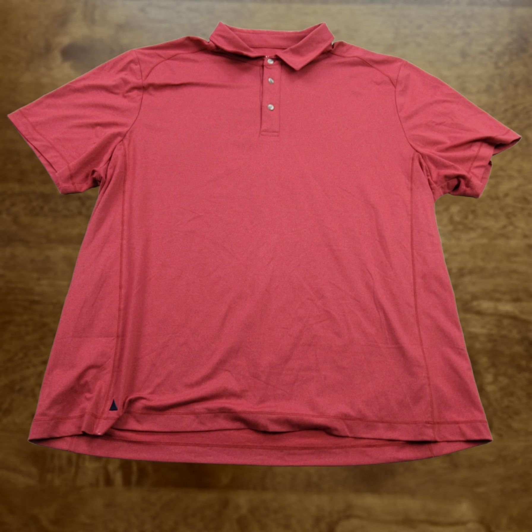 UNTUCKit UNTUCKit Shirt Mens 2XL Short Sleeve Polo Lightweight Red Golf Casual Polo Shirt Mens 2XL Red Golf Untuckit Size US XXL / EU 58 / 5 - 1 Thumbnail