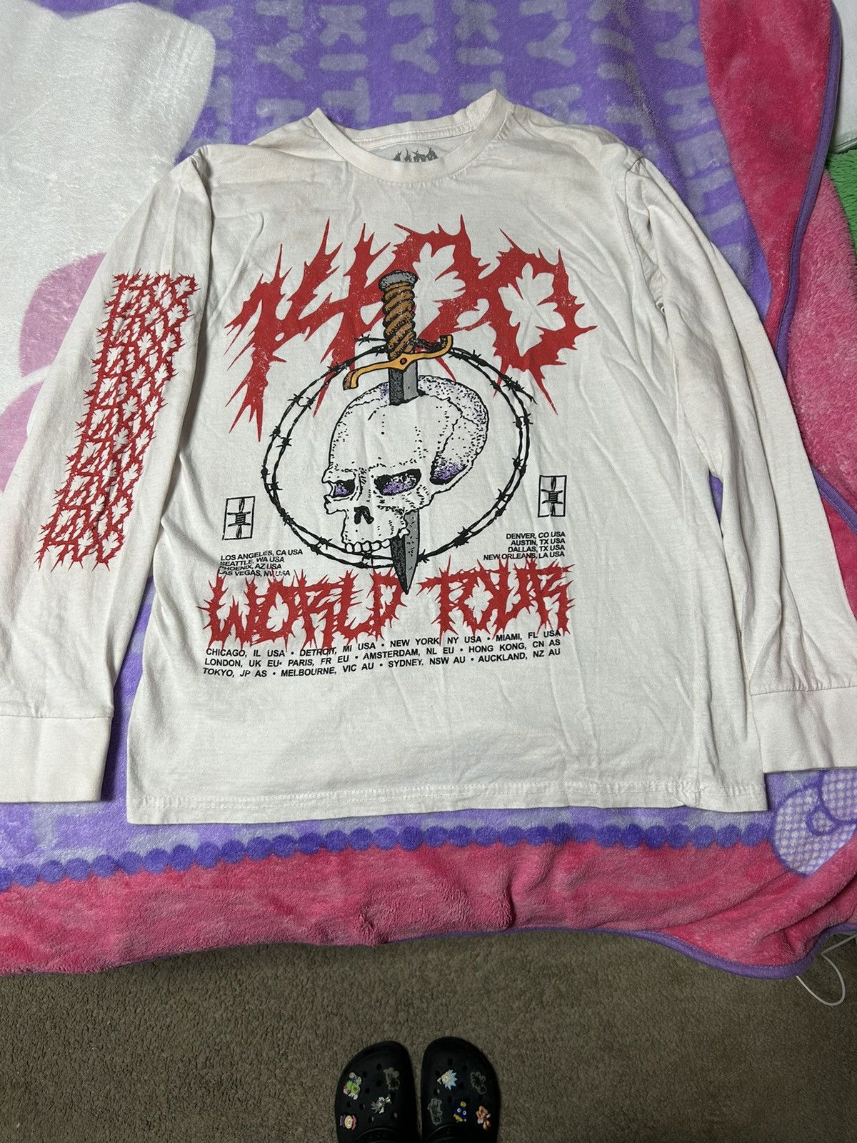 Trippie Redd Trippie redd white barbwire longsleeve Size US S / EU 44-46 / 1 - 2 Thumbnail
