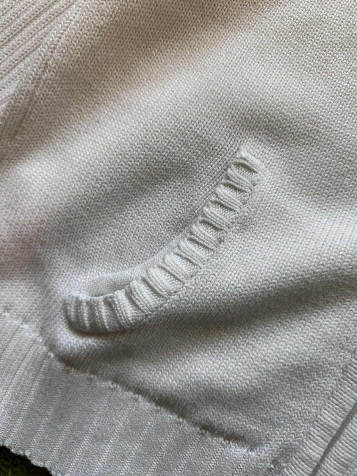 Lacoste × Vintage Lacoste 2000s vintage ribbed zip cardigan sweater Y2K Size M / US 6-8 / IT 42-44 - 4 Thumbnail