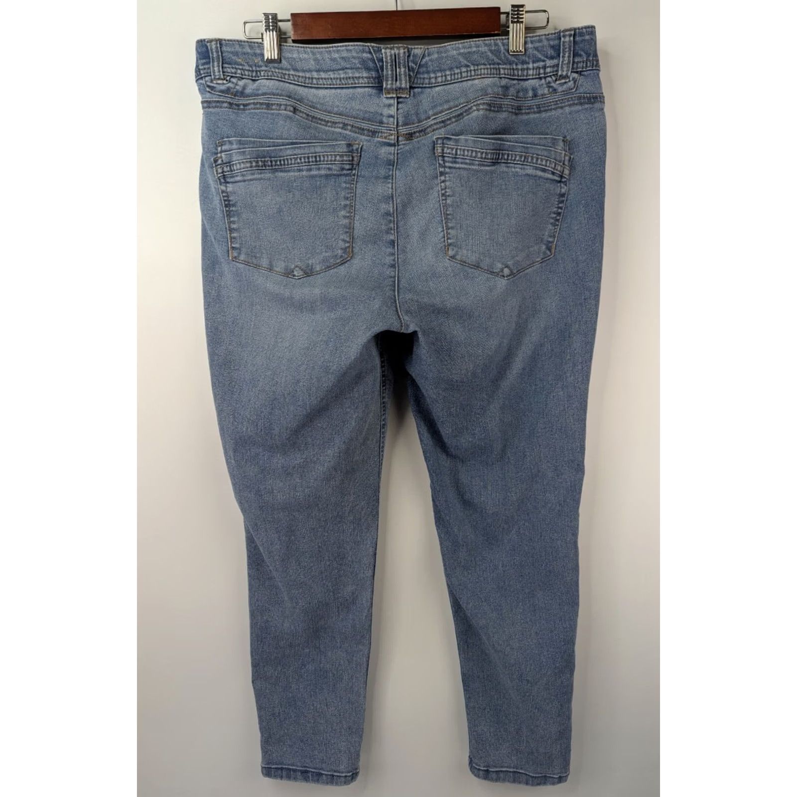 Vintage Democracy Ab Technology Slim Ankle Jeans Blue Medium Wash Womens Size 14 Size 36" / US 14 / IT 50 - 3 Thumbnail