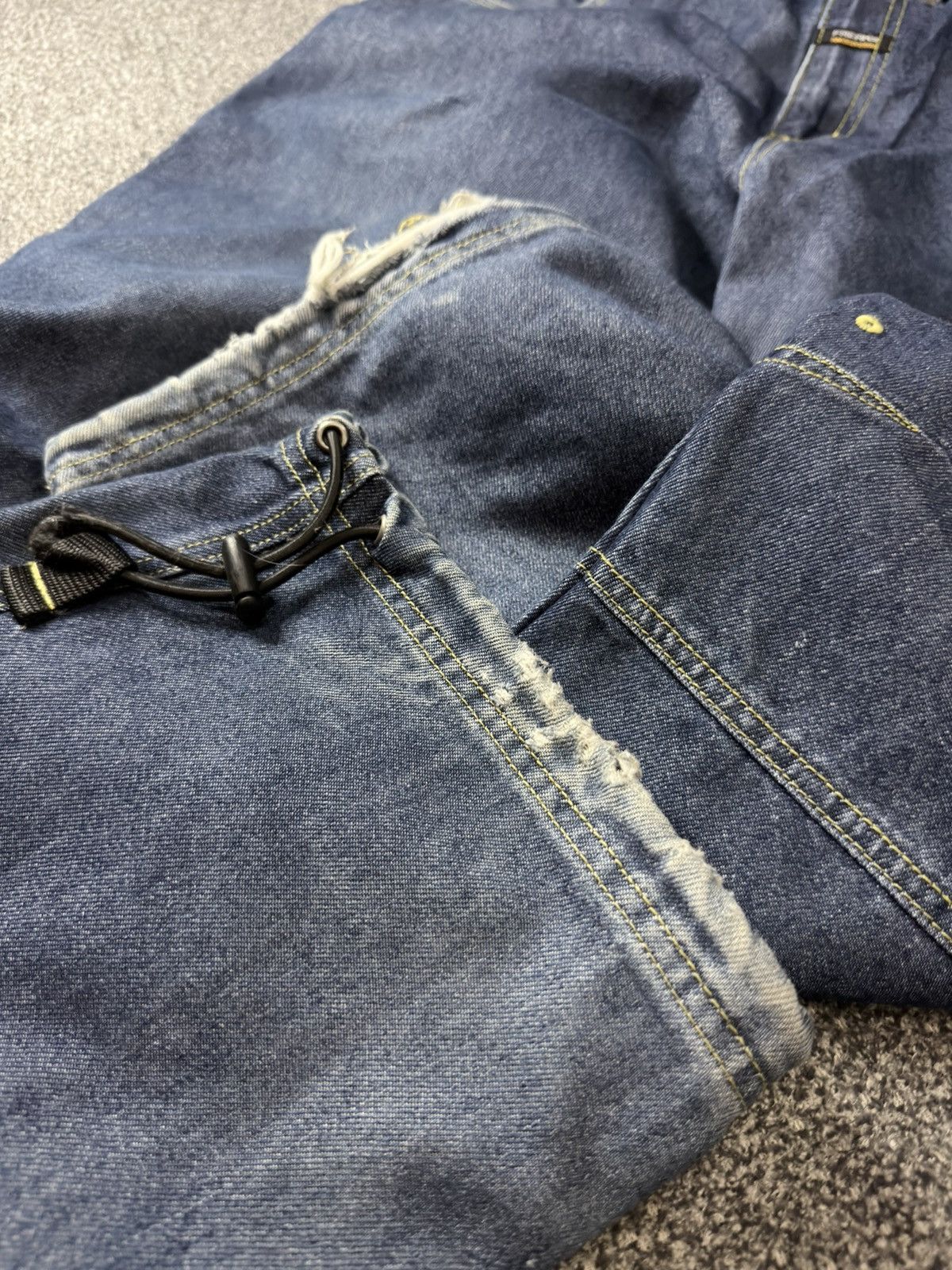 Hypebeast Archive ‼️ Baggy Frerky Soul Massive y2k Heavy Denim Jeans Size US 34 / EU 50 - 21 Thumbnail