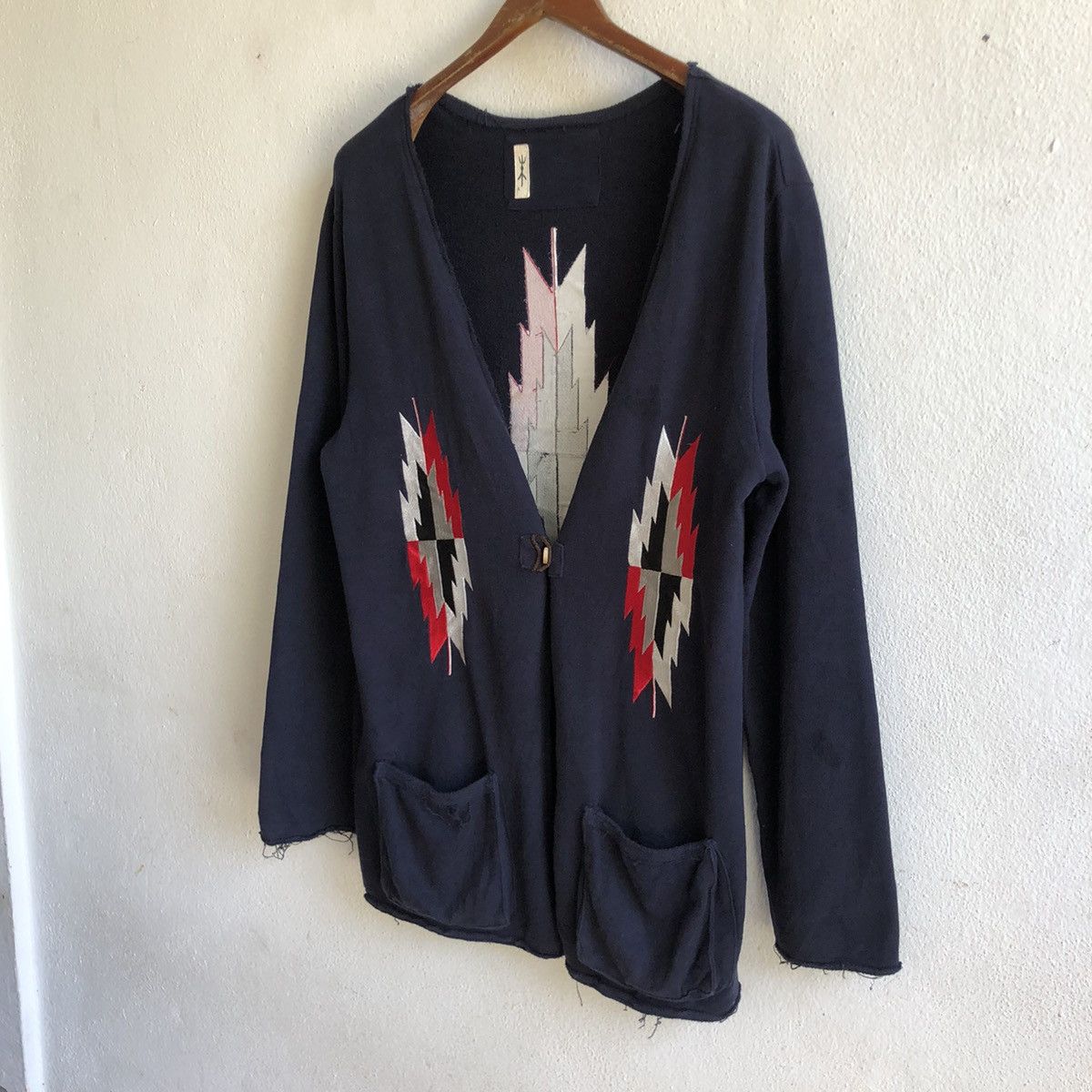 Japanese Brand NAVAJO CHIMAYO embroidered cardigans Size US L / EU 52-54 / 3 - 2 Thumbnail