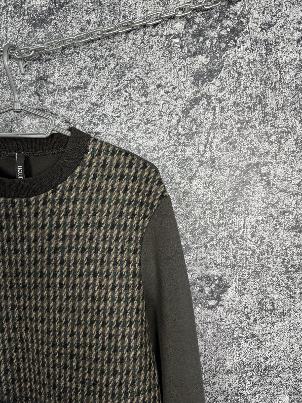 Neil Barrett Men’s Neil Barrett Tweed Panel Sweater Pullover Size M Size US M / EU 48-50 / 2 - 2 Thumbnail