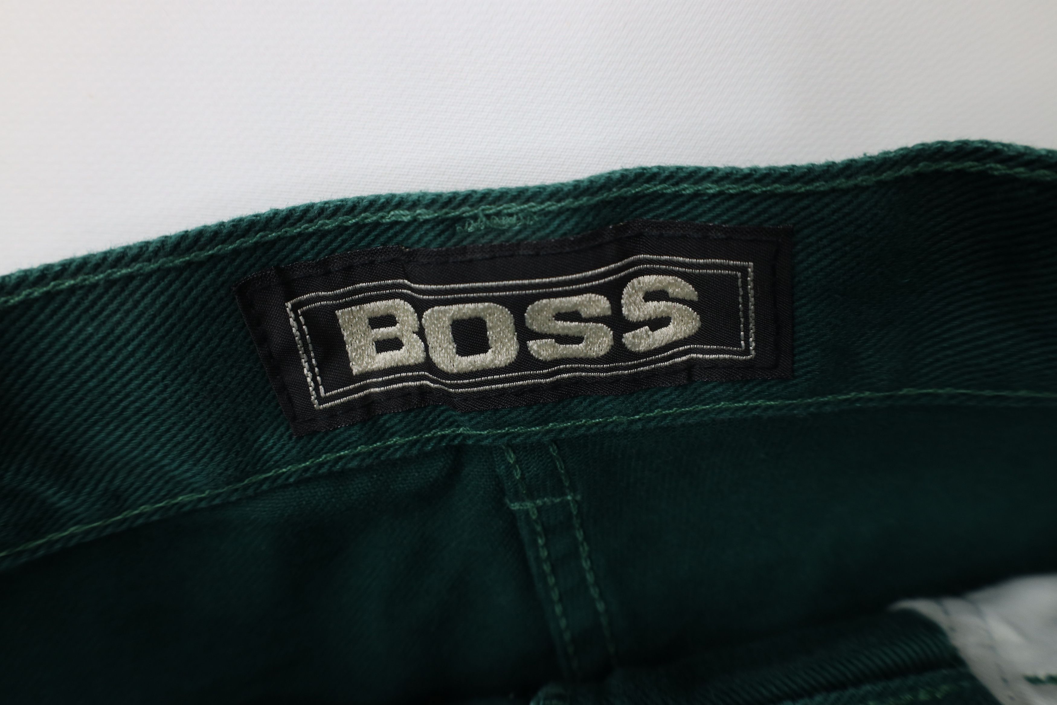 Vintage Deadstock Vintage 90s Boss Skateboard Denim Jeans Green USA Size US 29 - 7 Thumbnail