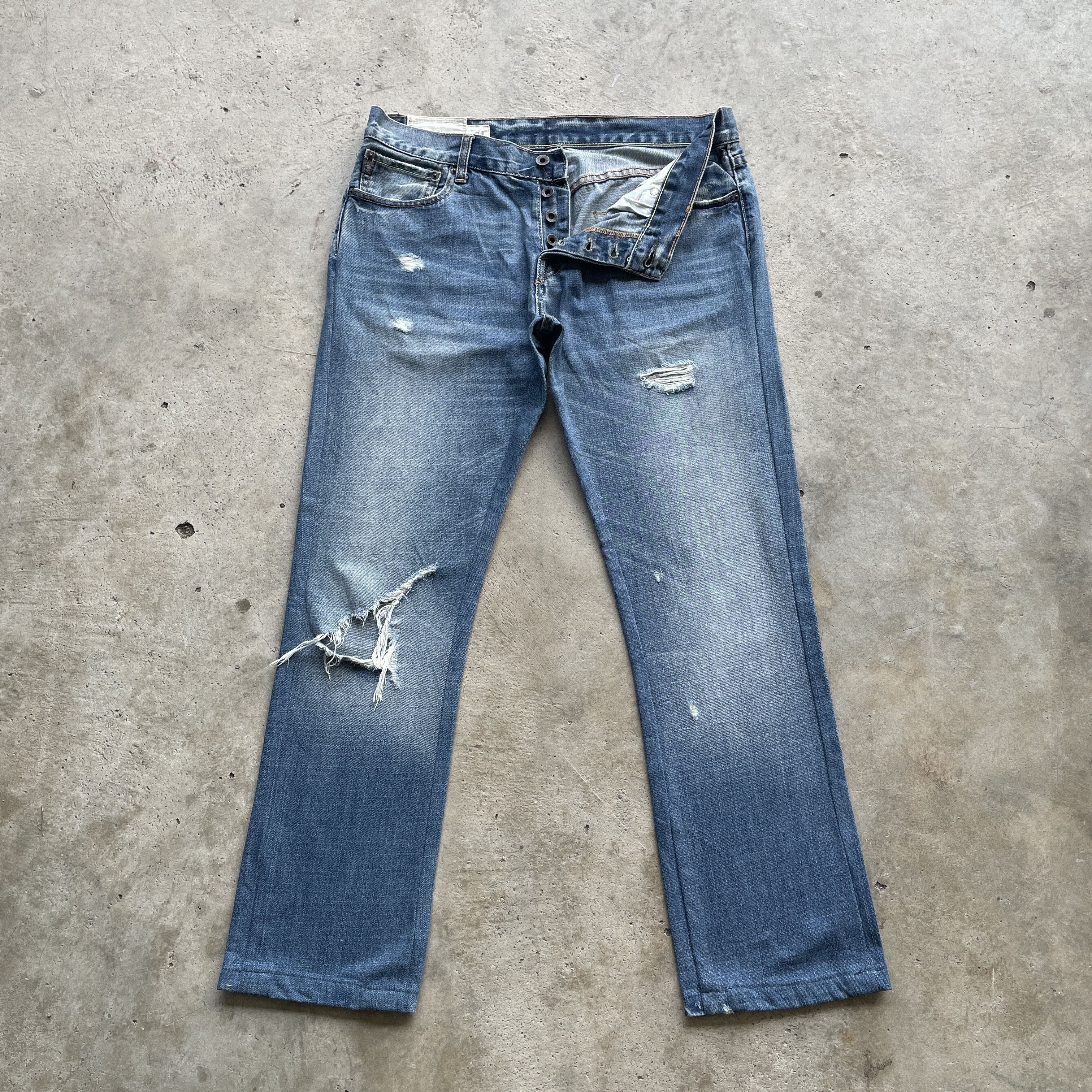Abercrombie & Fitch VINTAGE ABERCOMBIE&FITCH LOWRISE BOOT KILBURL PANTS JEANS Size US 36 / EU 52 - 2 Thumbnail