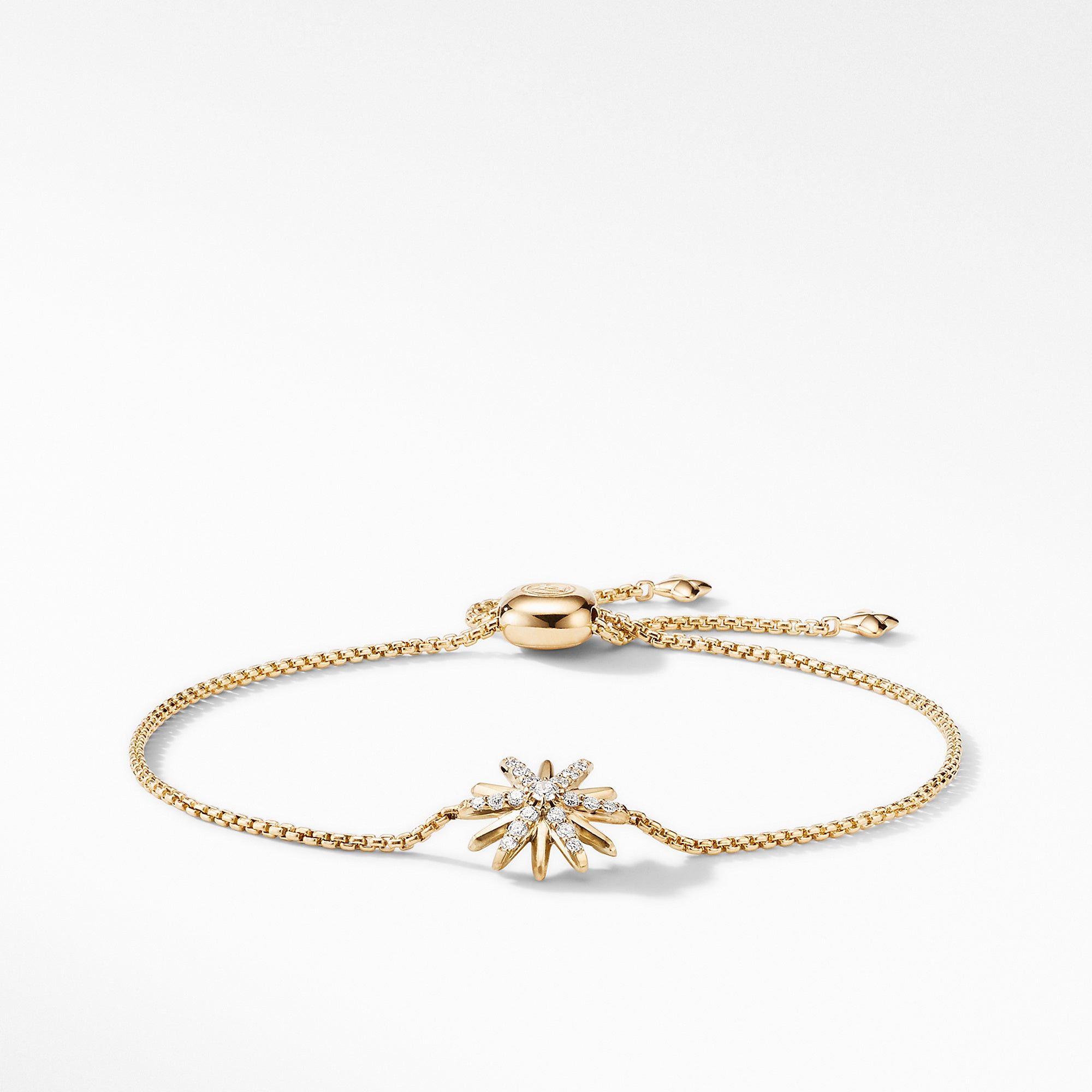 David Yurman o1w1db10325 B16591D Bracelet in 18K Yellow Gold with Diamond Size ONE SIZE - 1 Thumbnail