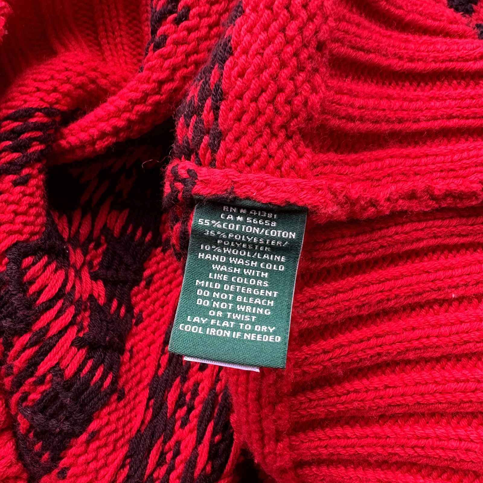Polo Ralph Lauren Vintage Polo Ralph Lauren Thick Knit Sweater Size US XL / EU 56 / 4 - 4 Thumbnail