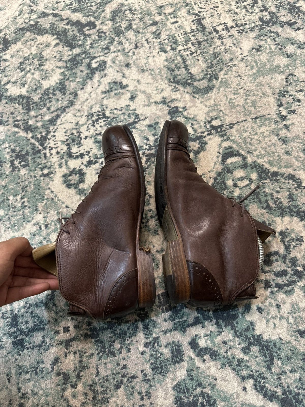 Maison MIHARA YASUHIRO Maison Miharayasuhiro Chukka Leather Boots (8.5US) Size US 8.5 / EU 41-42 - 16 Thumbnail