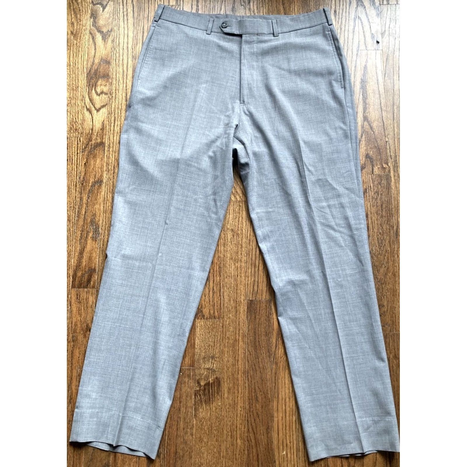 Brooks Brothers Brooks Brothers Dress Pants Mens 36x30 Gray Wool Flat Front Madison Brookscool Regular Mens Pants Size US 36 / EU 52 - 2 Thumbnail