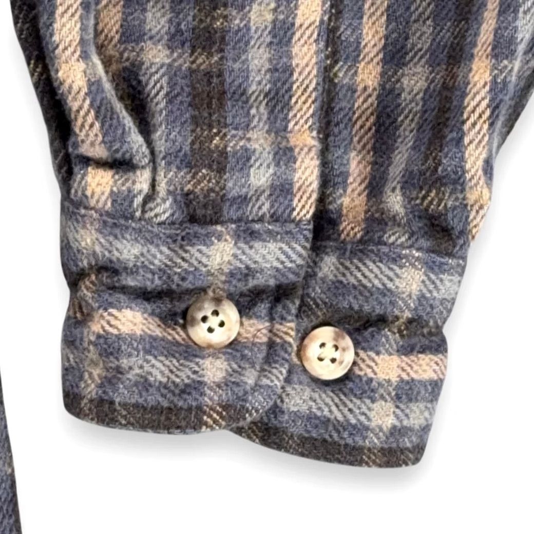 Carhartt VINTAGE Carhartt Shirt Adult 3XL XXXL Blue Brown Plaid Flannel Workwear USA 90s Size US XXL / EU 58 / 5 - 7 Thumbnail