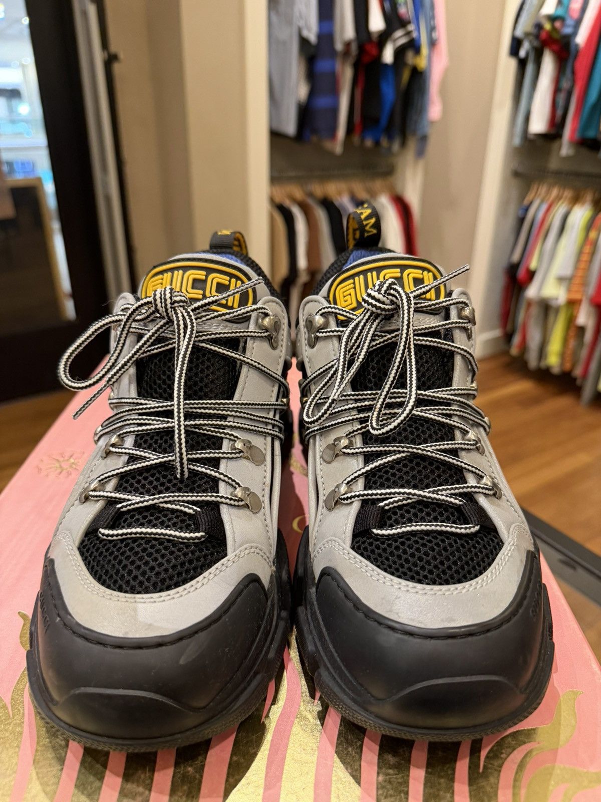 Gucci Gucci Flashtreck Sneaker - Grey Reflective Size US 6 / EU 39 - 5 Thumbnail