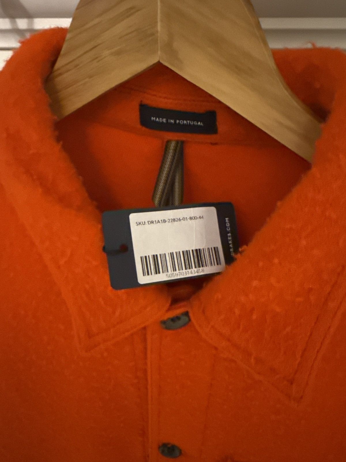Drake's DRAKE’S ORANGE CASENTINO CHORE JACKET, 44 Size US XL / EU 56 / 4 - 2 Thumbnail