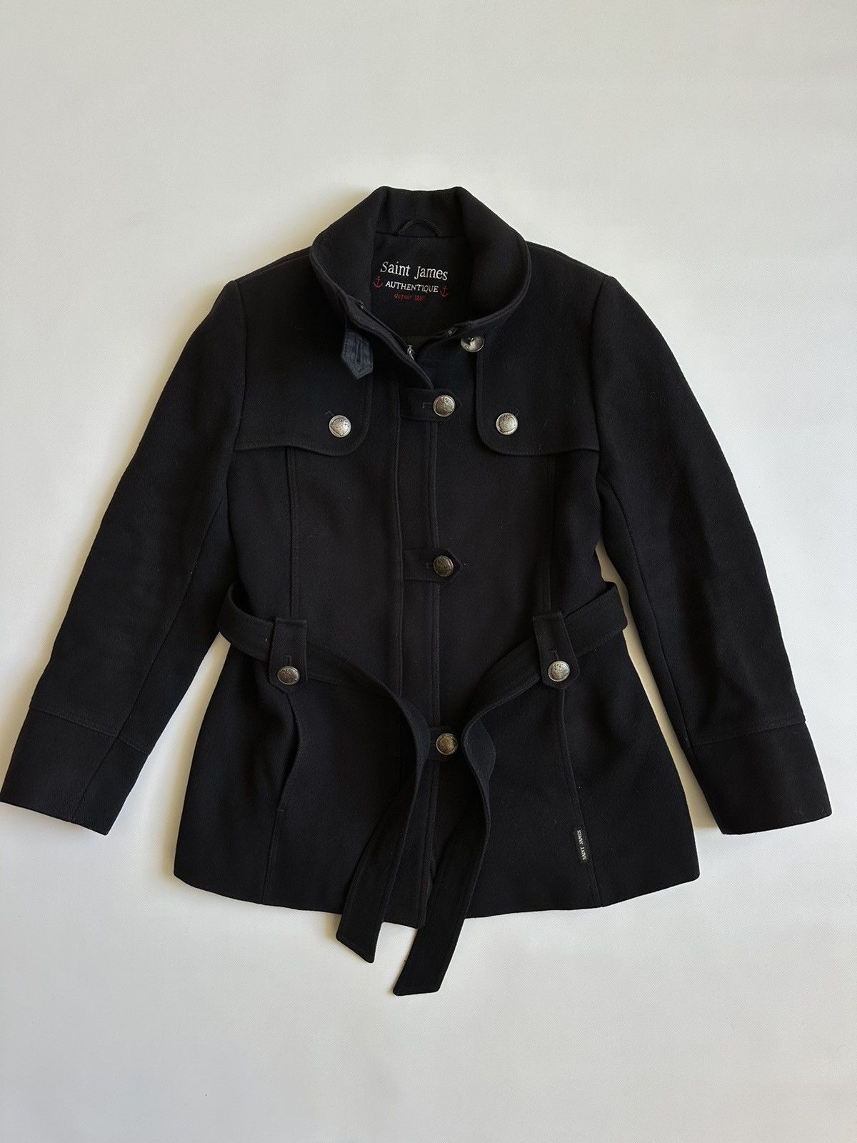 Gloverall × Saint James × Vintage Saint James Authentique Wool Women Blazer Coat Jacket Size 8 Size M / US 6-8 / IT 42-44 - 1 Thumbnail