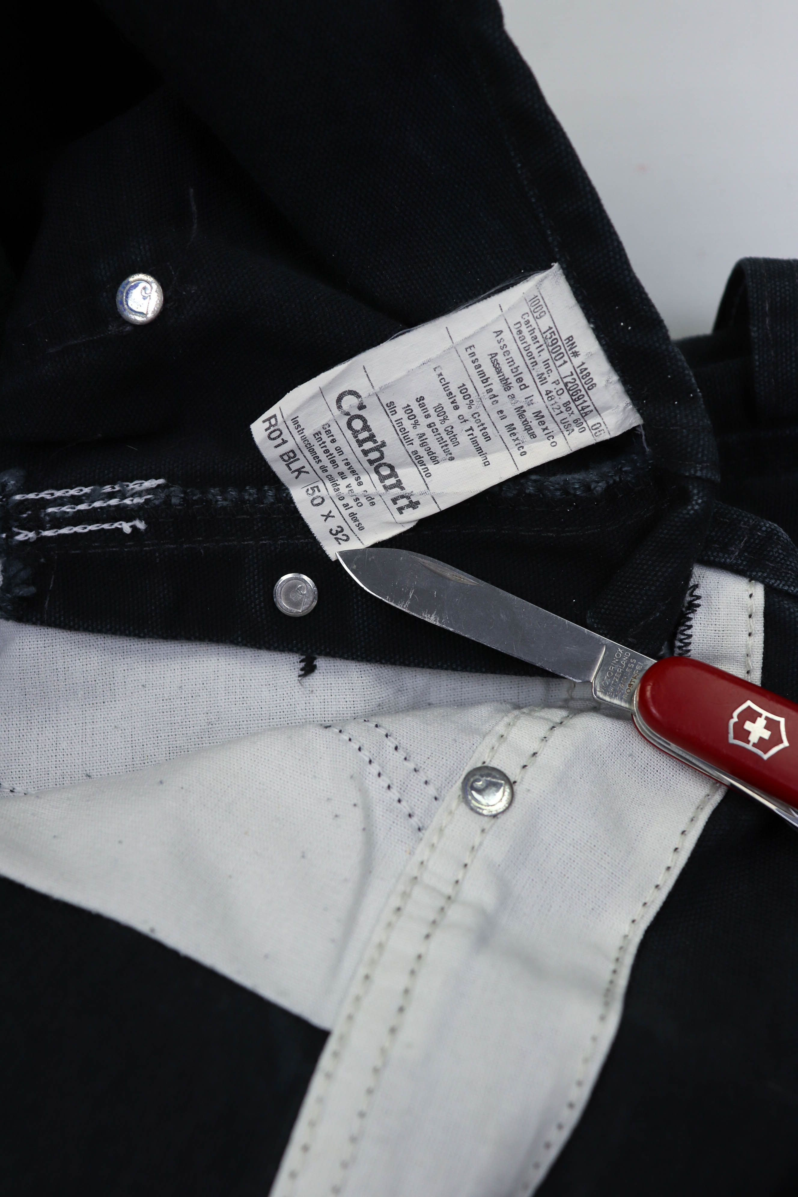 Carhartt Carhartt Vintage 90s Cropped Double Knee Bibs Overall Shorts Size US 40 / EU 56 - 12 Thumbnail