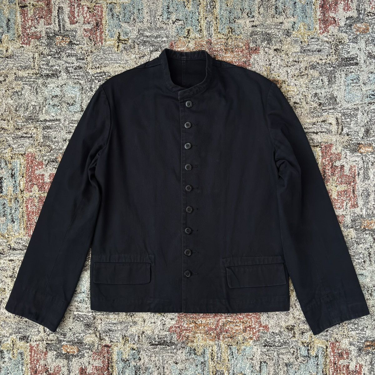 ジャケット・アウター John Alexander Skelton OGMORE JACKET John Alexander Skelton Black Linen Ogmore Jacket | Grailed