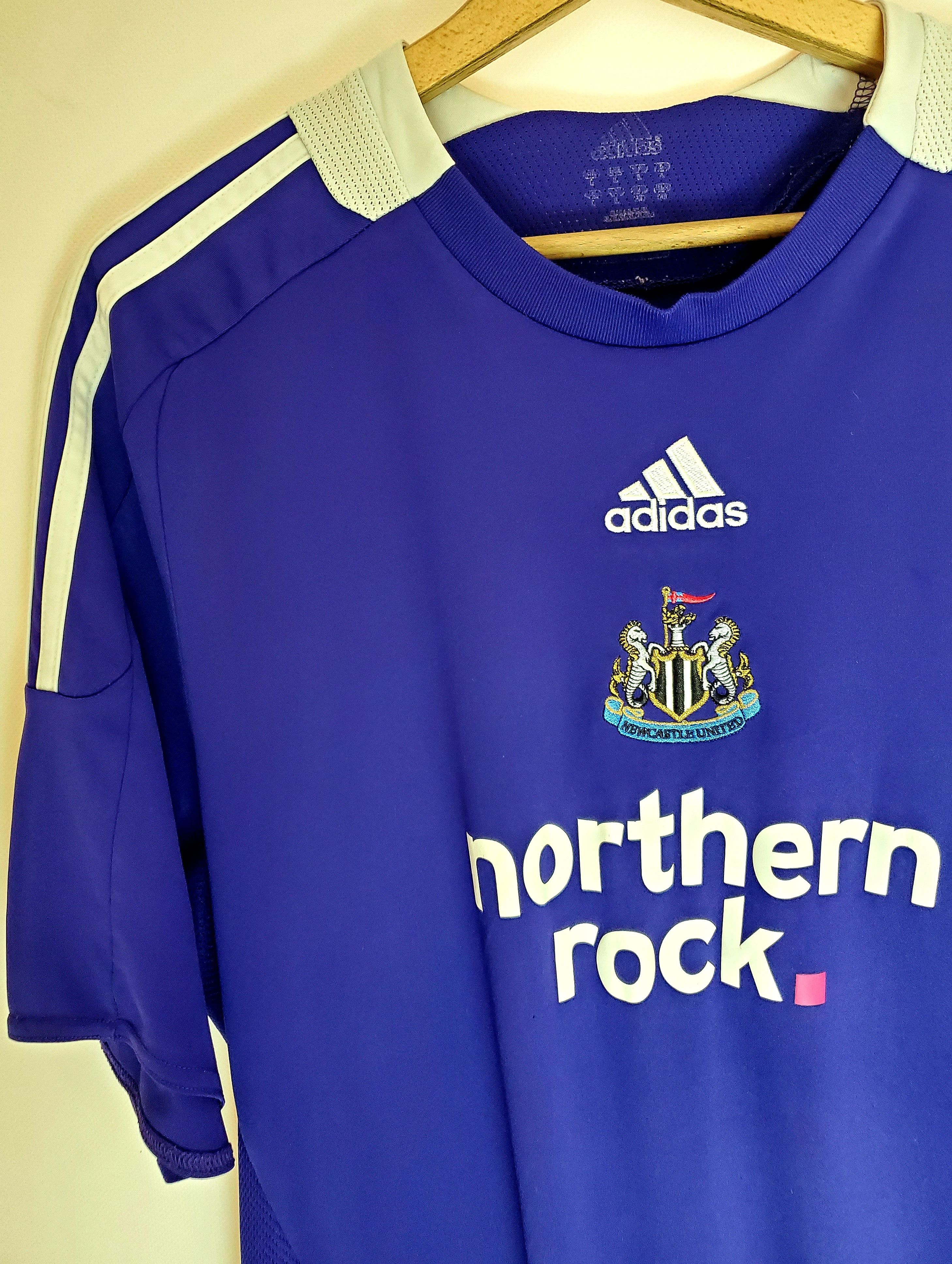 Adidas NEWCASTLE UNITED 2008 2009 AWAY SOCCER JERSEY ADIDAS Size L Size US L / EU 52-54 / 3 - 2 Thumbnail