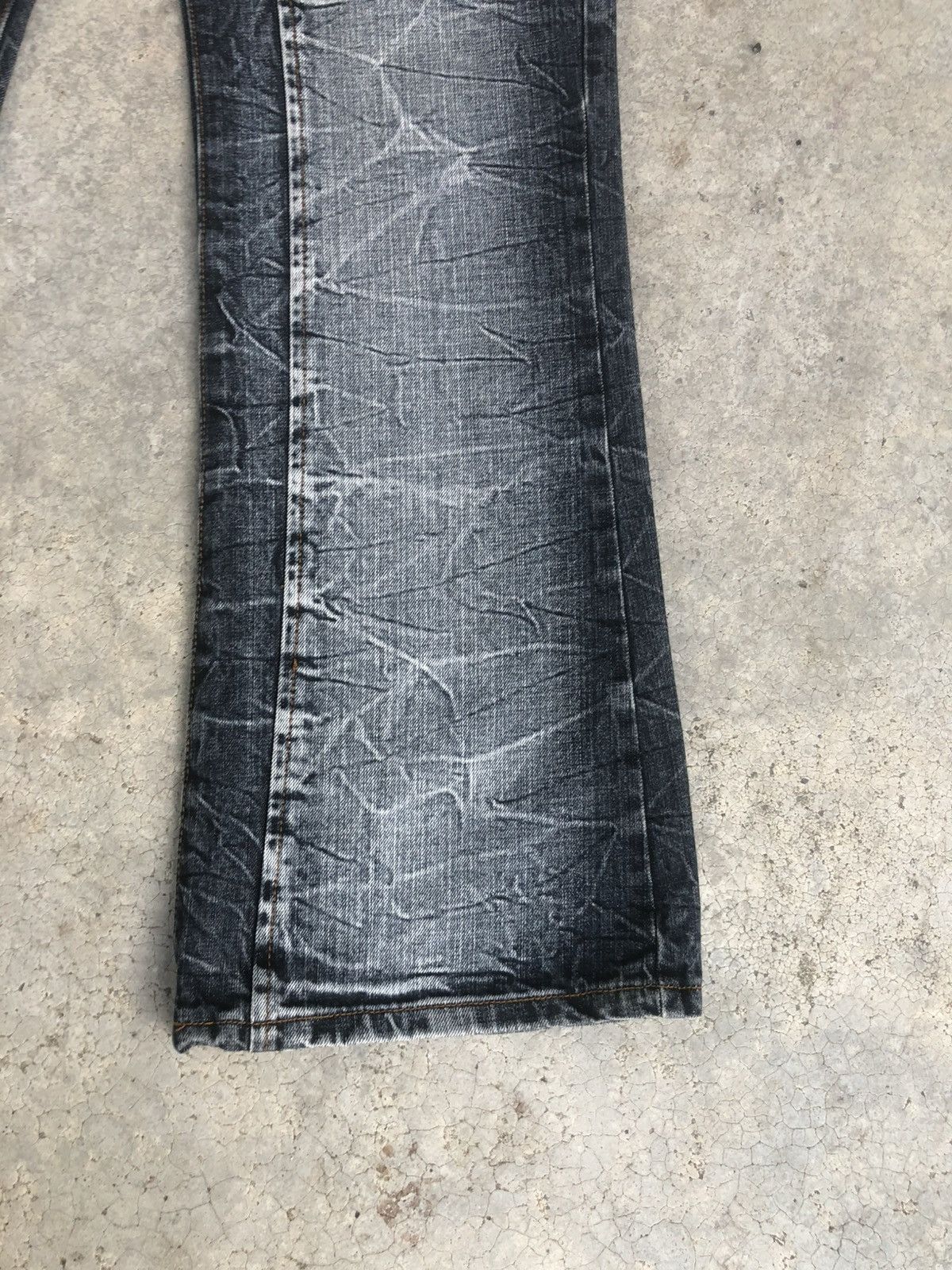 If Six Was Nine Japanese Black ant Flared Jeans Distressed Jeans Size US 38 / EU 54 - 7 Thumbnail