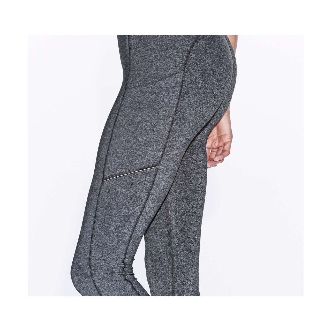 Lululemon Lululemon Luxtreme Gray Cropped Leggings size 6 Size 28" / US 6 / IT 42 - 4 Thumbnail