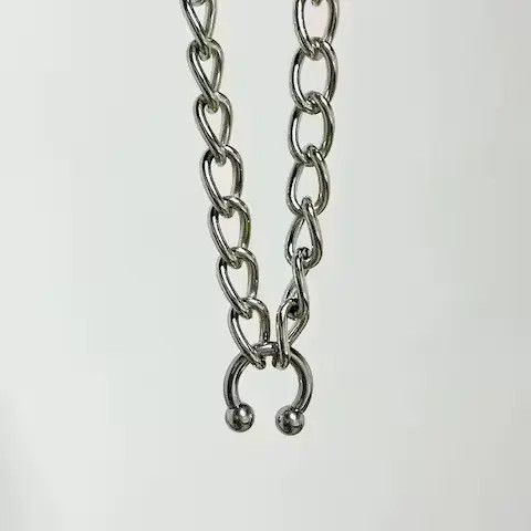 Other Hip Hop C Shape Necklaces Size ONE SIZE - 2 Thumbnail