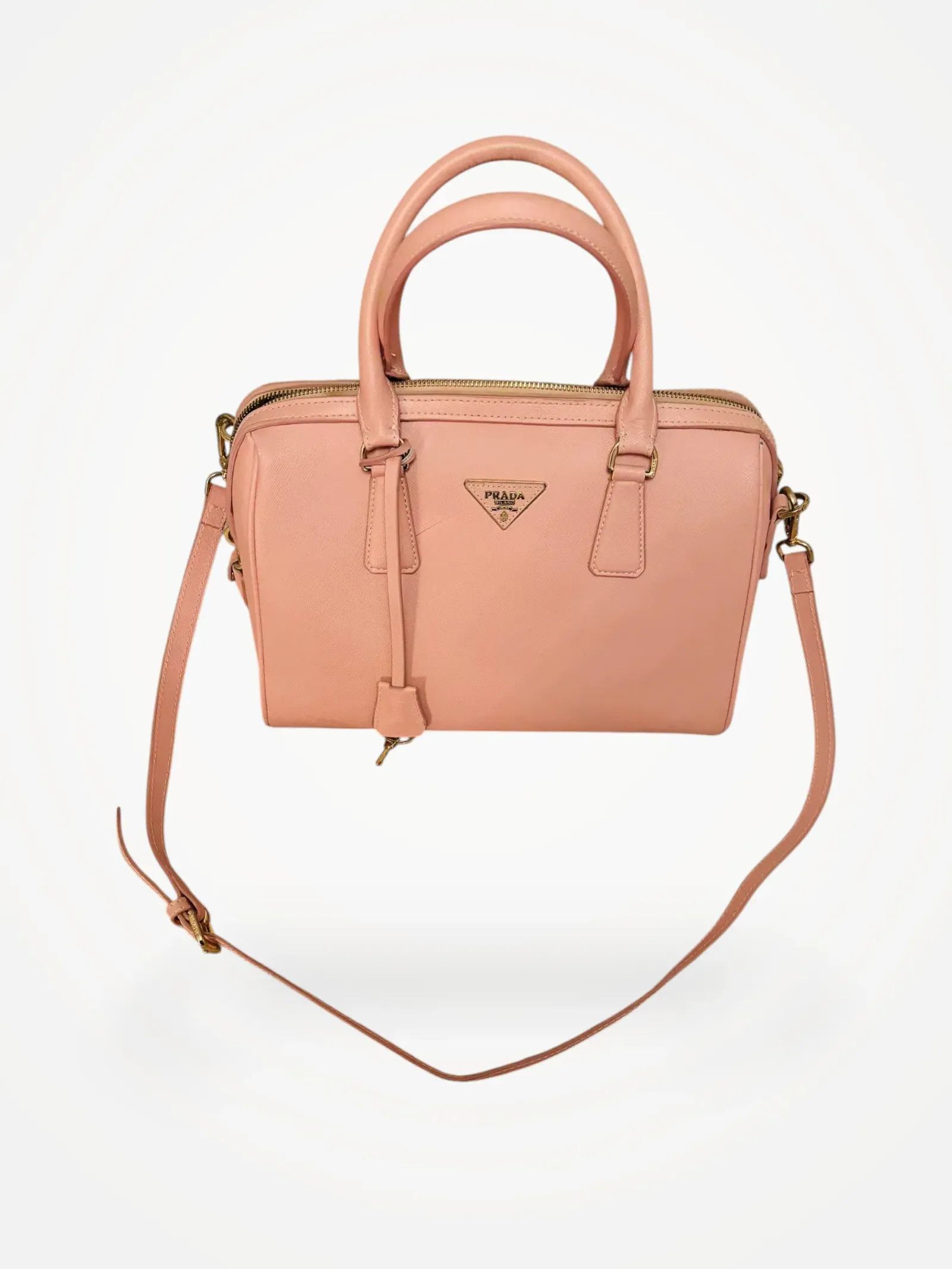 Prada Prada Prada Galleria Saffiano Leather Bag Bucket Bag Size ONE SIZE - 1 Thumbnail