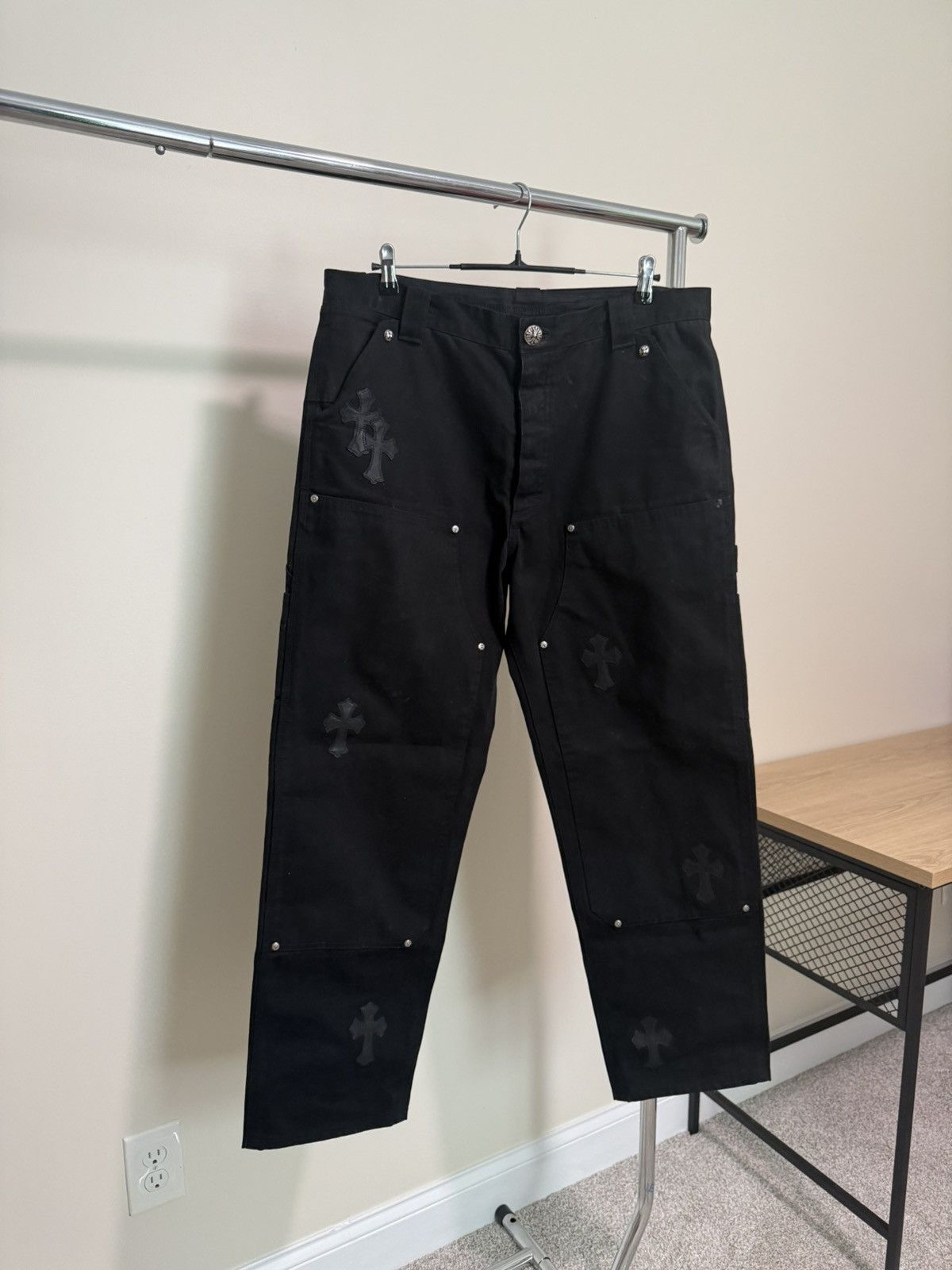Chrome Hearts Chrome Hearts Cross Patch Double Knee Carpenters Size US 36 / EU 52 - 1 Thumbnail