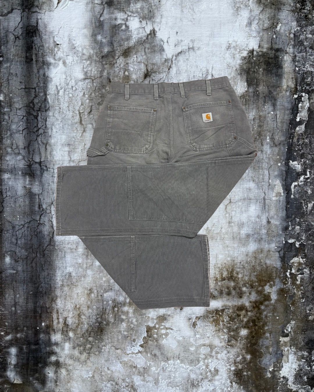 Grey Carhartt Double Knee Pants - EB136039