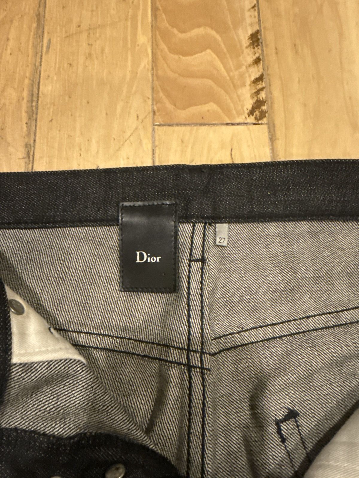 Dior × Hedi Slimane AW05 Dior Flared Denim Size US 27 - 5 Thumbnail