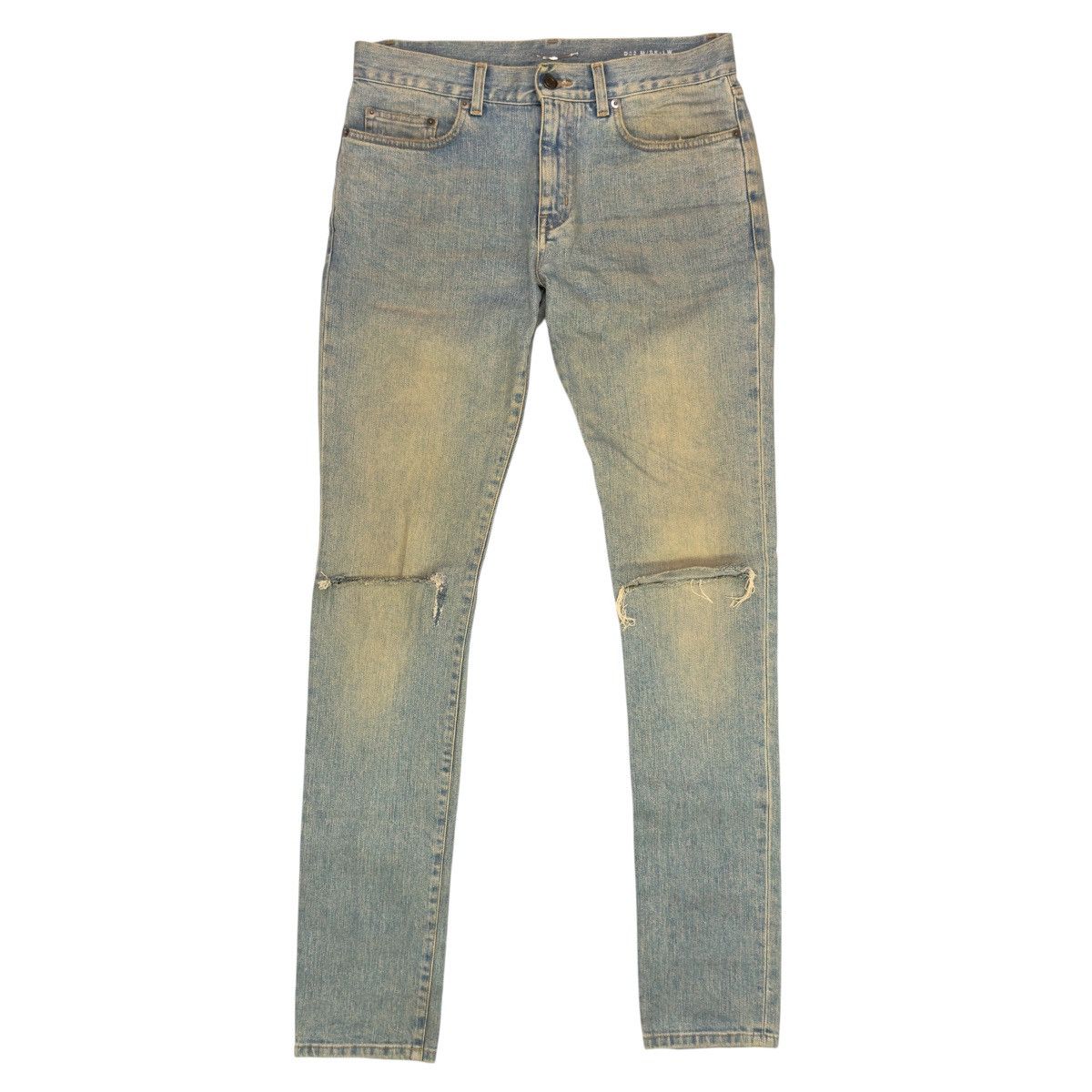 Saint Laurent Paris SAINT LAURENT PARIS SS16 KNEE SLIT DENIM Size US 30 / EU 46 - 2 Thumbnail