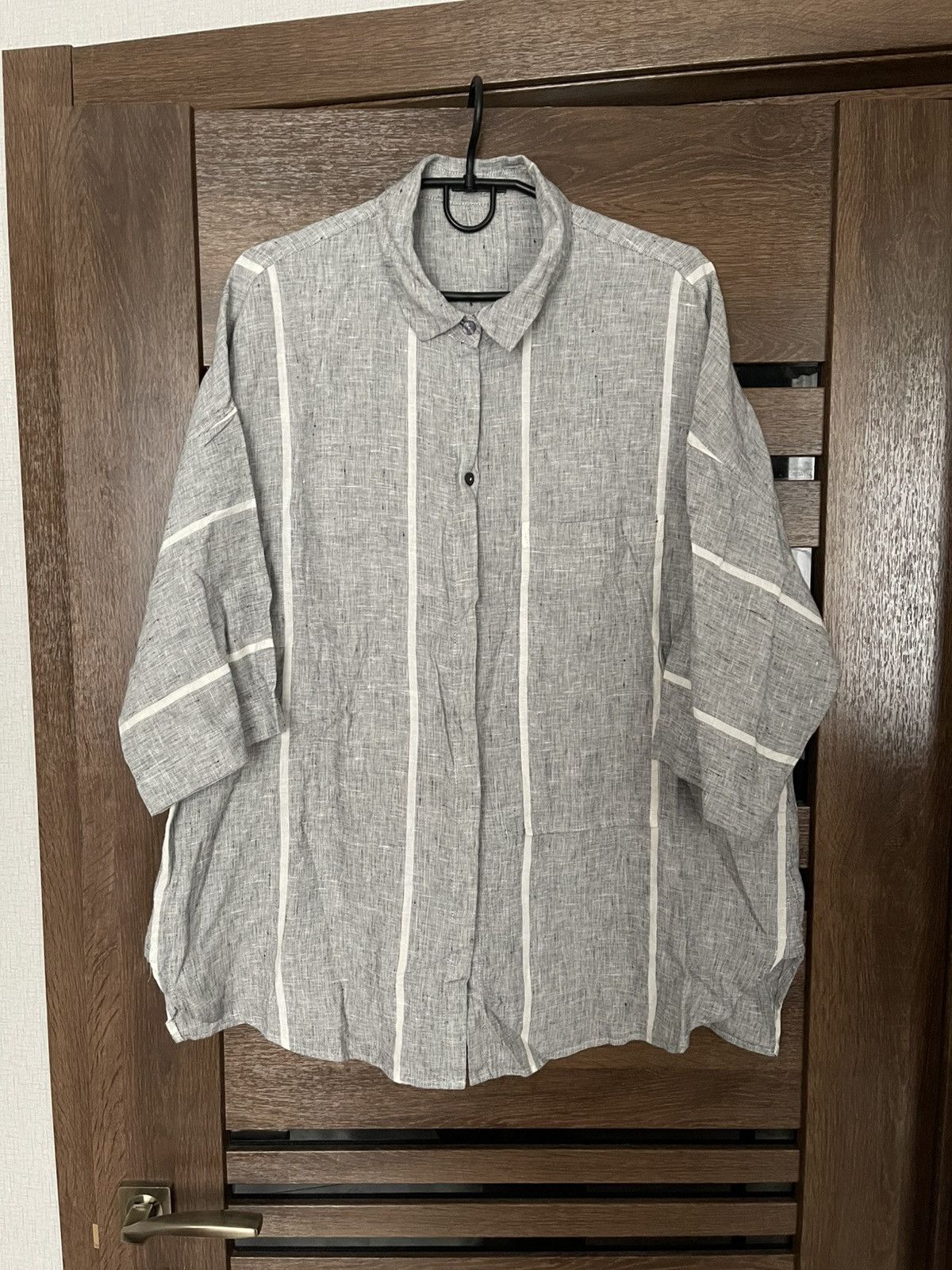 OSKA OSKA 532 Linen Shirt Button Up Size L / US 10 / IT 46 - 2 Thumbnail