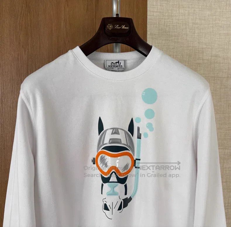 Hermes Hermes Autumn-Winter Men's Hoodie Size US L / EU 52-54 / 3 - 2 Thumbnail