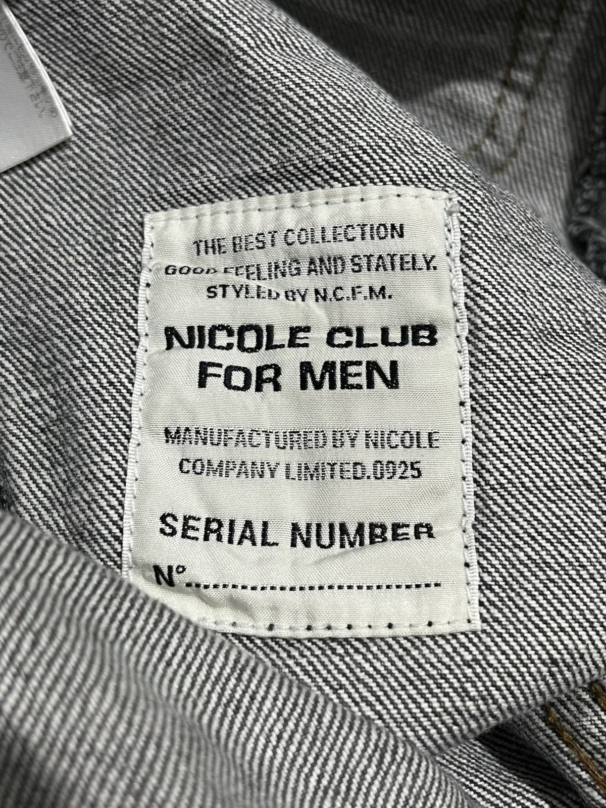 If Six Was Nine 2000's Japanese Brand Nicole Club For Men Jeans Size US 31 - 13 Thumbnail