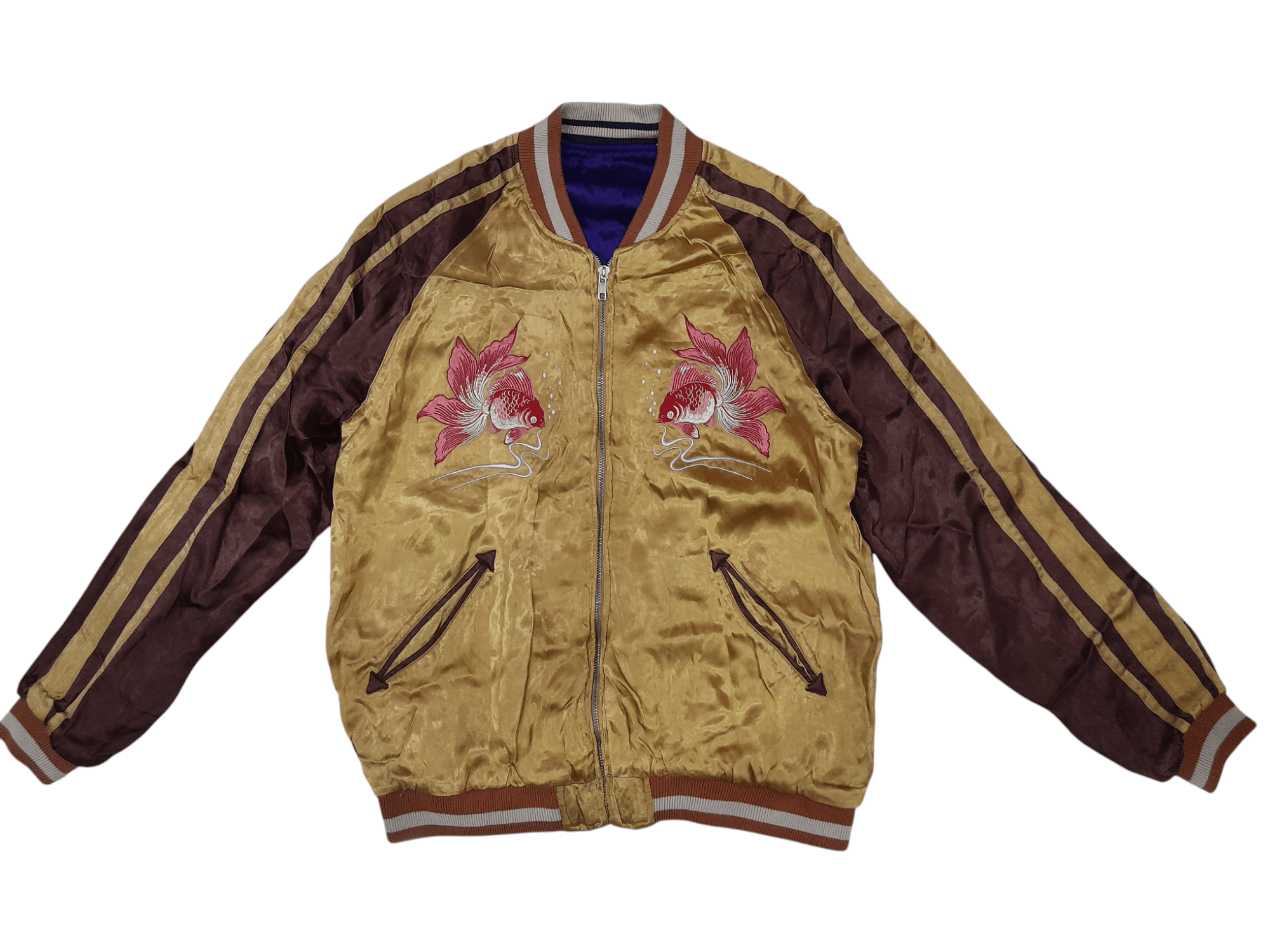 IOLANI Iolani Sukajan Japan Embroidered Jacket (F448) Size US L / EU 52-54 / 3 - 3 Thumbnail