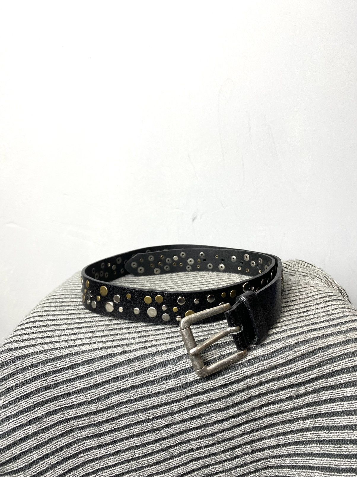Japanese Brand Vintage Crazy Metal Belt Drip Japanese Hype bb Simon Size ONE SIZE - 1 Thumbnail