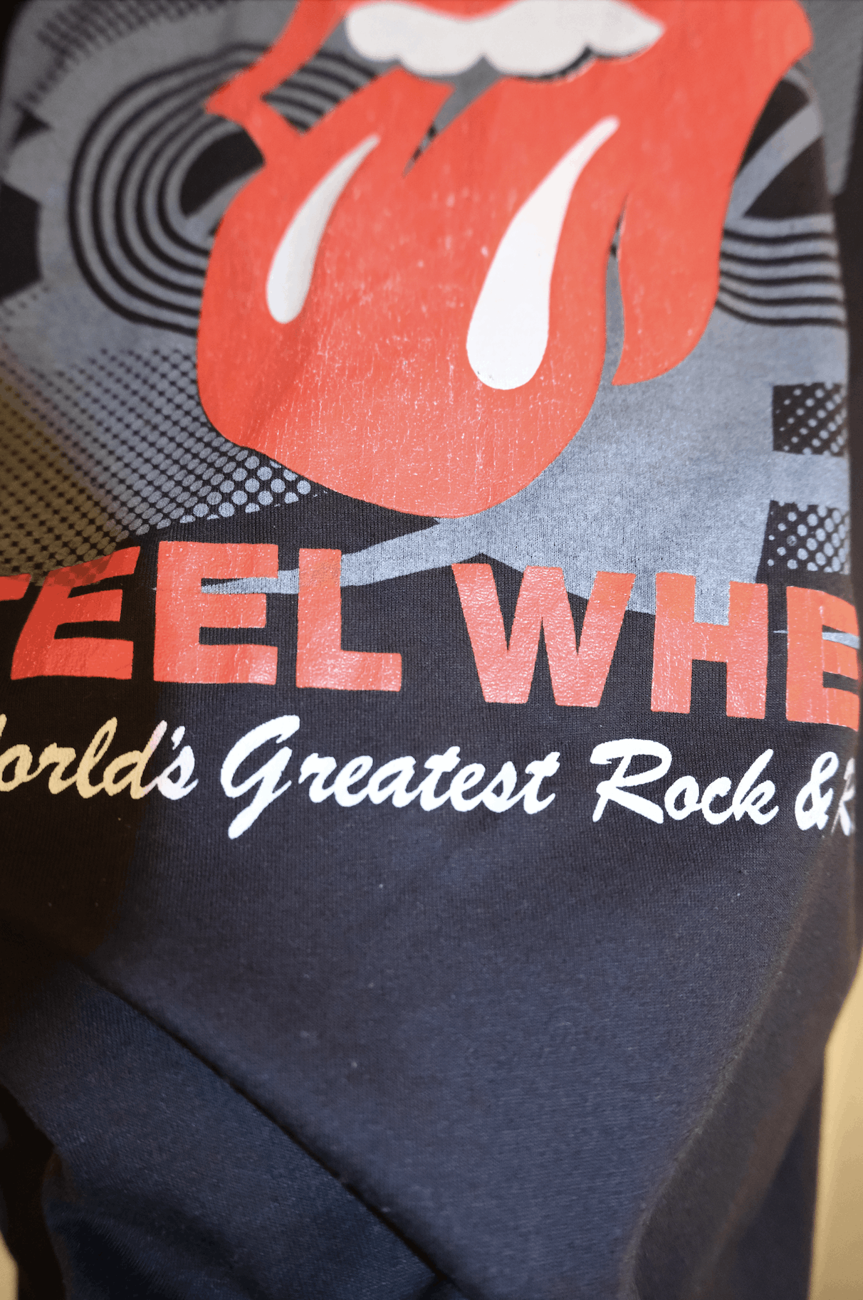 Vintage Vintage Rolling Stones Steel Wheels 1989 tour t shirt Size US M / EU 48-50 / 2 - 16 Thumbnail