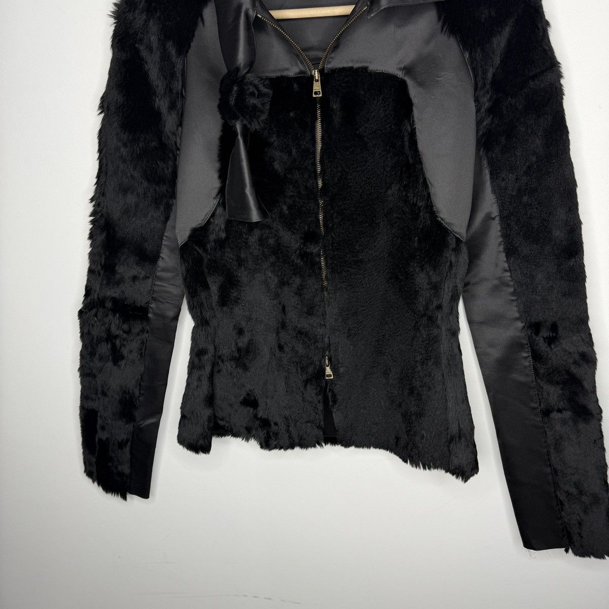 Gucci Vintage Gucci by Tom Ford Leather & Fur Jacket Size S / US 4 / IT 40 - 6 Thumbnail