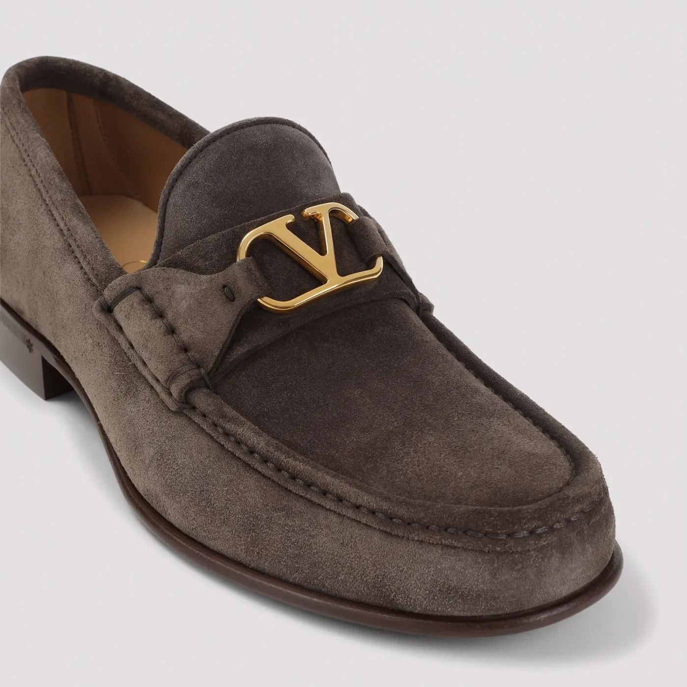 Valentino VALENTINO GARAVAN Shadow Gray Suede Loafers New & Authentic Size US 11 / EU 44 - 5 Thumbnail